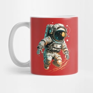 ARTISTIC ASTRONAUT IN OUTERSPACE WITH PLANETS Mug